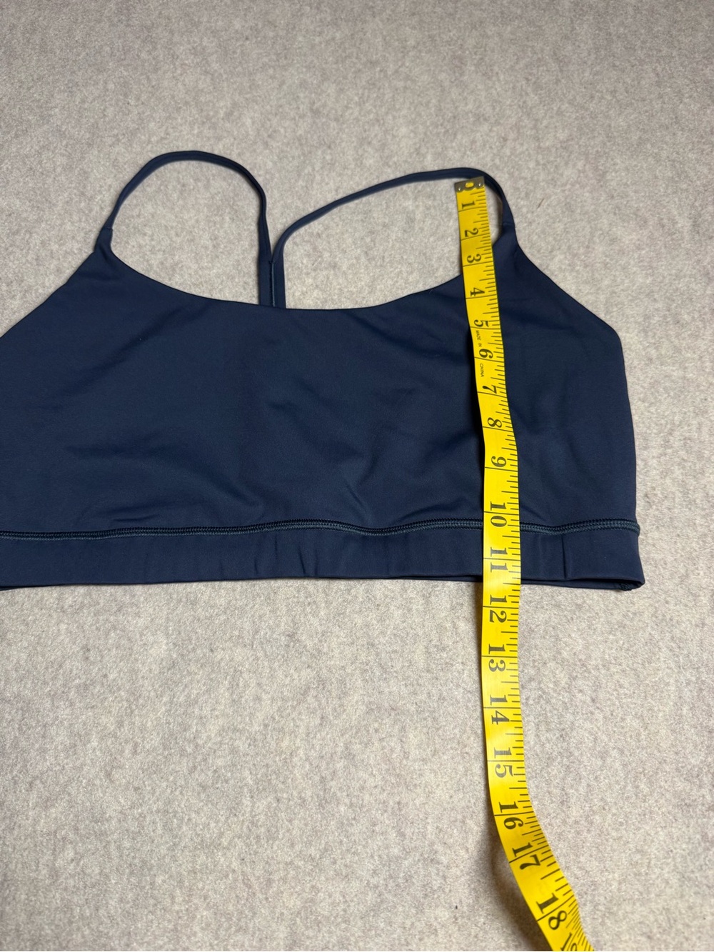 CALIA by Carrie Underwood Navy Thin-Strap Sports Bra - Picture 7 of 7